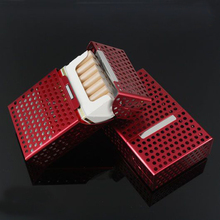 Retro tobacco box Metal Smoking case for men Vintage aluminium alloy for 20 Kingsize Cigarette Case mix color