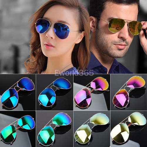 50 off Hot Retro Vintage Womens Mirrored Lens Summer Sunglasses Holiday Sun Glasses oculos de sol