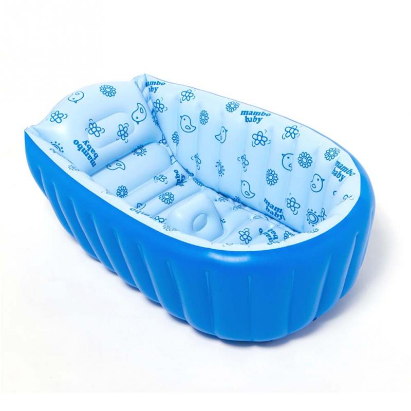 Summer Baby Inflatable Tub Portable Thick Baby Toddler Bathtub Bath Seat Inflatable Pool Swimming Pool Mambobaby Creative Fresh