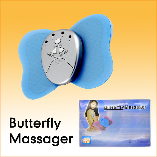 Hot Selling Fashion Lose Weight Body Muscle Massage Cheap Mini Slimming Butterfly Massager Free Drop Shipping