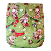 Happyflute New design cloth diaper fast dry suede cloth waterproof diaper leak guard 1pcs free shipping