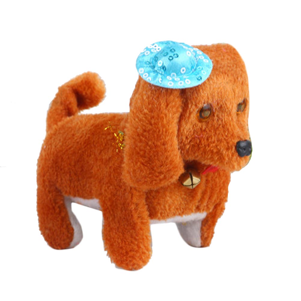 1 Pcs New Fashion Walking Barking Toy Funny Electric Short Floss