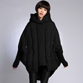 Fashion Batwing Sleeve Duck Down Coats With Hoods 2016 Korean Plus Size Warm Womens Winter Jackets