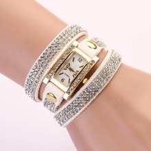 New Arrival 2015 Luxury Brand Fashion Watch Women Lady Crystal Quartz Dress Watch Wristwatches Promotion Gift