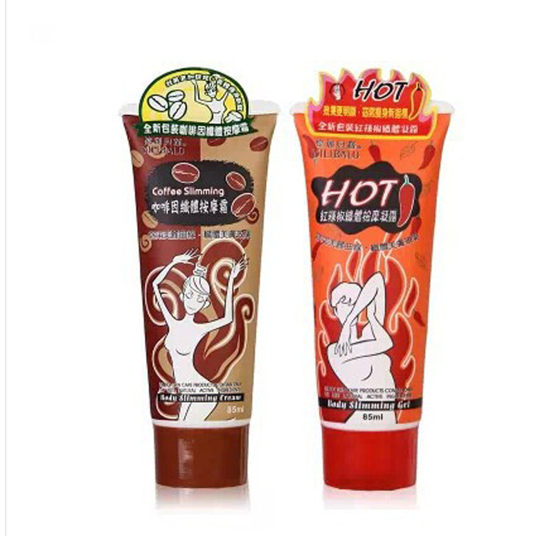 4pcs lot Hot Chilli Slimming Gel and Caffeine Slimming Cream Weight Loss Produsts for slimming