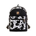 2016 New Fashion Leisure Women s PU Leather Backpack Zipper Pocket Printing Backpacks For Teenage Girls