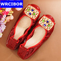 Mother shoes Size 35 43 2017 Loafers Comfortable Women Genuine Leather Flat Shoes Woman Casual Nurse