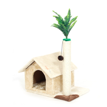 Scratching Wood Climbing House for Cat
