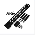 12 AR Free Float Handguard Keymod Barrel 308 free shipping LIGHTWEIGHT THIN FREE FLOATING HANDGUARD WITH