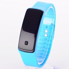 LED Watch 2015 Fashion Sport Digital Watch Silicone Running Bracelet Watch For Women Men Kids Wristwatch