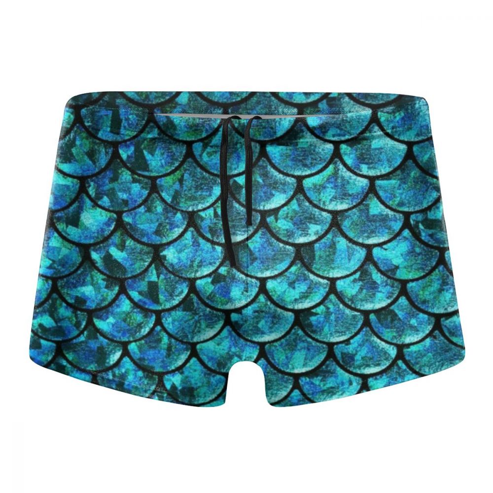 mens mermaid swim trunks