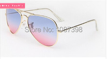 Women Sunglasses Newest Fashion brand designer Sunglasses Frog Mirror Gradient Unisex Sunglasses 5 Color free shipping