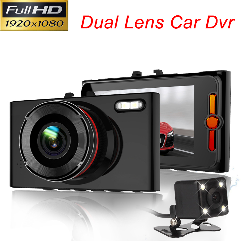 Image of Original Allwinner Car DVR Dual Lens Car Camcorder Dash Camara with H.264 Dual Camera Rear View Camera Vehicle DVR Car Black Box