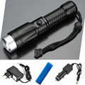 2017 New 5000 Lumens Tactical Flashlight LED CREE XM L T6 Flashlight Zoomable Focus Torch Light