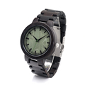 BOBO BIRD C29 Handmde Wooden Men s Quartz Watch Classic Folding Clasp Wristwatch with Original Wooden