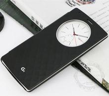 Slim View Original Back Battery Housing Leather Case Flip Cover Shell Holster For LG G4 VS999 F500