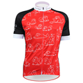 New Red Black MEOW Alien SportsWear Womens Cycling Jersey Cycling Clothing Bike Shirt Size 2XS TO