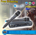 Professional Wireless Microphone System WR 206 Dual Handheld Mic With Receiver For Karaoke Stage KTV Singing