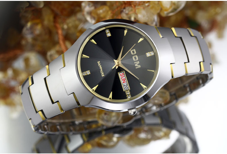 Watches men luxury brand Top Watch DOM quartz men sport wristwatches dive 200m fashion casual watches