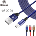 Baseus 0 25M 1M 1 5M Micro USB Cable For Samsung S7 S6 Xiaomi Hauwei Meizu