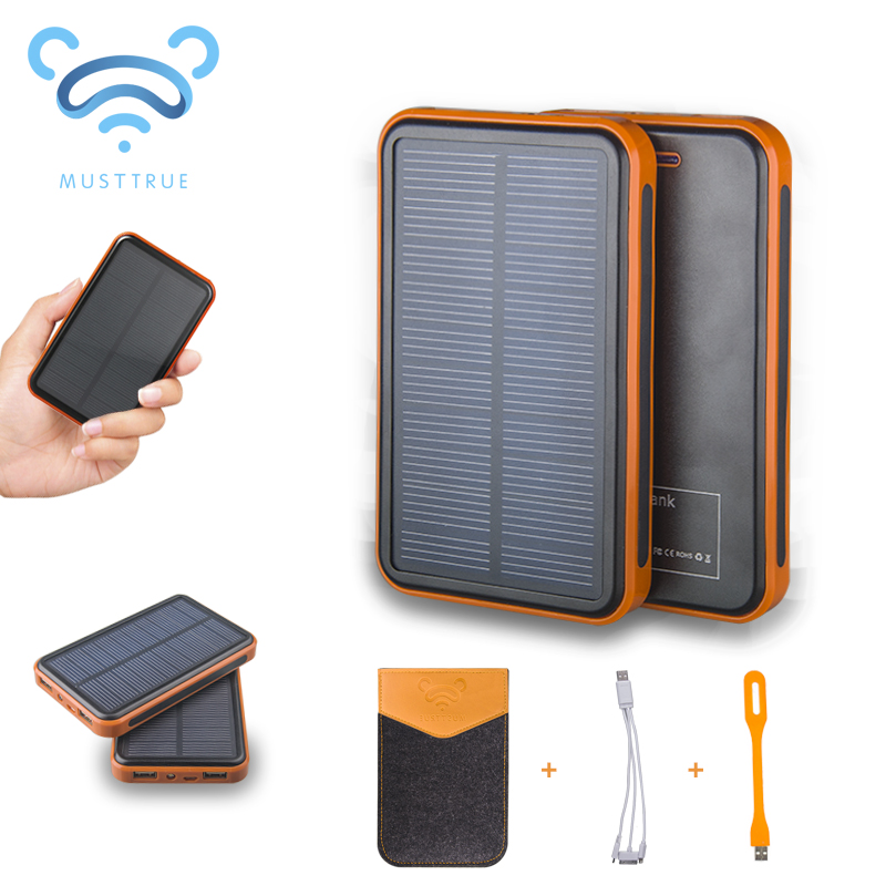 Image of Super Solar Charger waterproof powerbank ,backup Power Bank bateria external Portable For all Cellphone mobile phone/tablets