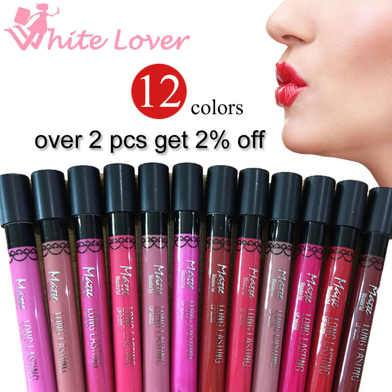 Image of 1pcs High Quality Moisture Matte Color Waterproof Lipstick Long Lasting Nude lip stick lipgloss red color vitality cerise #21010