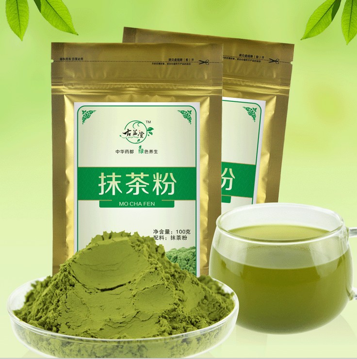 New Arrival Chinese Top 100g Matcha Green Tea Powder 2015 Premium 100 Natural Organic Slimming Loss