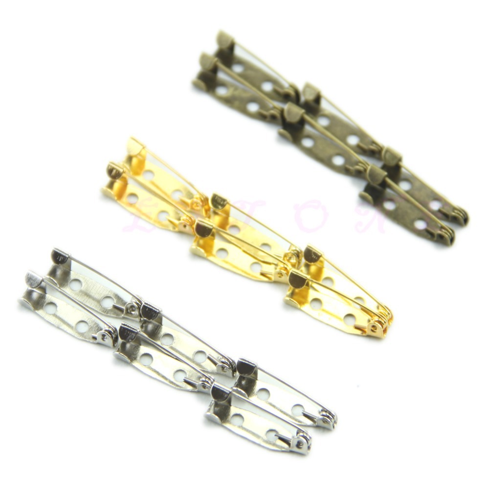 Image of New Arrive 100pcs/lot 20mm DIY Safety Pins Brooch Jewelry Accessory 3Colors