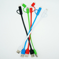 Wholesale 2 in 1 Micro USB Cable Short Charging Cables For iPhone 5 5S 6 6S