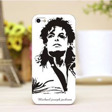 pz0006-1-1-11 Michael Jackson MJ Design cellphone transparent cover cases for 4 5 5c 5s 6 6plus Hard Shell