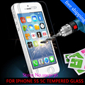 0 26 mm for iphone 5 5s Tempered Glass front clear screen protection glass film on