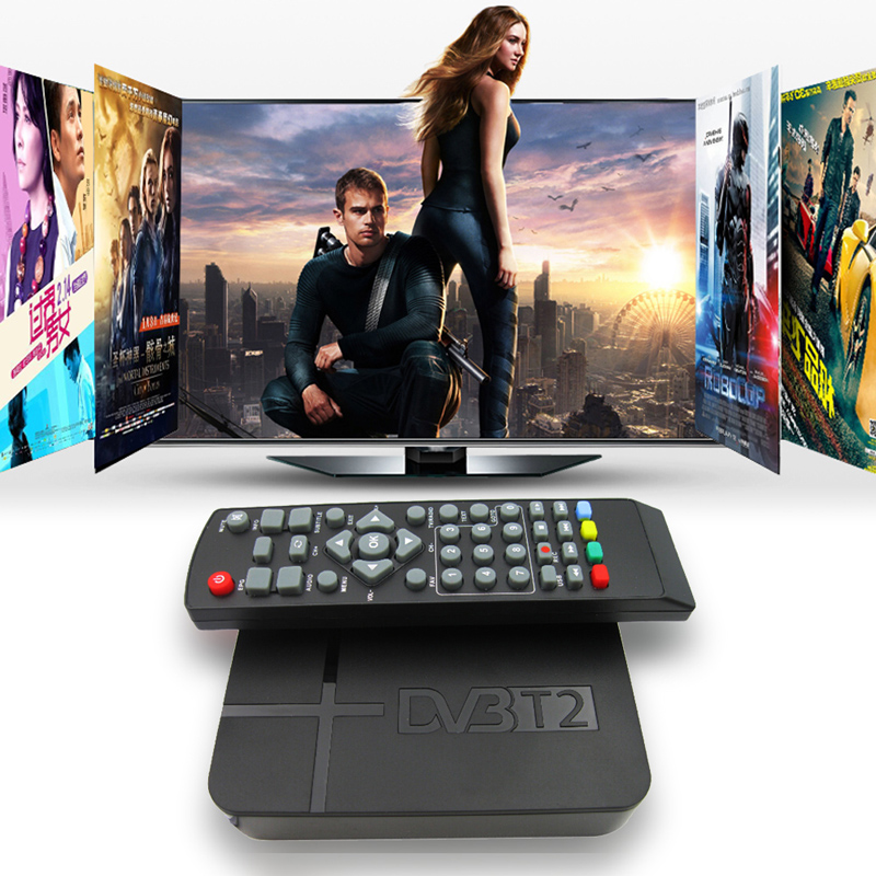 2016 Newest DVB-T2 Smart STB TV Box Full HD 1080P K2 Digital Video Terrestrial MPEG4 PVR Receiver With Remote Control