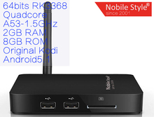 10pcs R8 KODI 64bits Rk3368 A53 quadcore 3D 4K 2gb/8gb Google android5.1 smart IPTV tv boxes