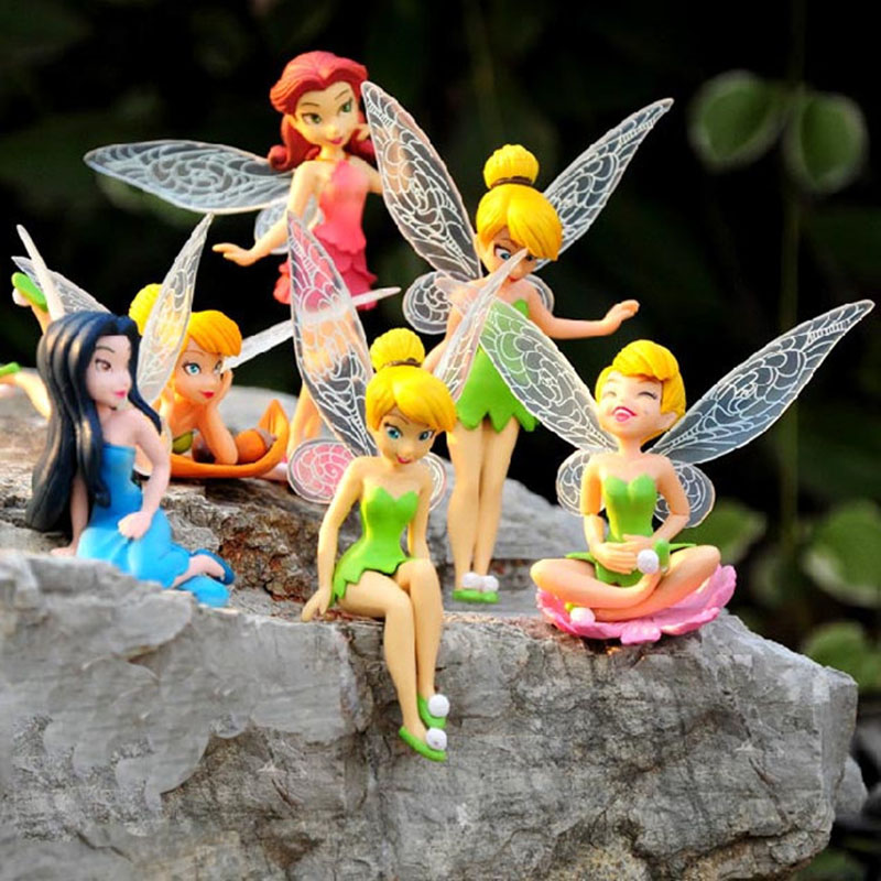 Home Car Decorations Kids Gift Tinkerbell Dolls Flying Flower Fairy Children Animation Cartoon Toys Girls Dolls Baby Toy SB001 C9