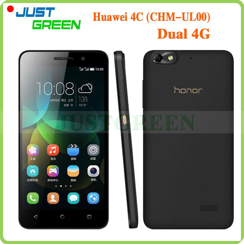 5 0 720p IPS Huawei Honor 4C Android 4 4 Cell Phone Hisilicon Kirin620 Octa Core