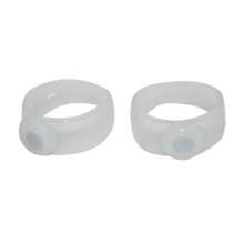 2Pair lot magnet lose weight new technology healthy slim loss toe ring sticker silicon foot massage