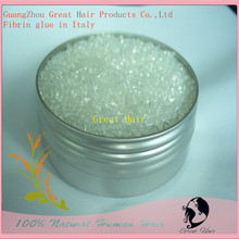 Italian Glue Grain 100gram/LOT Keratin Glue Granule White Transparent Color for Keratin Fusion Nail Tip/Stick Tip Hair Extension