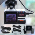 I1000 1200mega HD 1080P Dual Lens Car DVR Dash Cam Video Camera Recorder Rear view 170