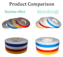 1.0CM x 1Meter DIY 3M Reflective Sticker Automobile luminous strip car & motorcycle Decoration Decals Vinyl Sticker