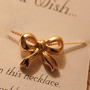 14K-Gold-Plated-Cheapest-Price-Fashion-Alloy-Necklace-Make-a-Wish-Cheap-Jewelry-Necklace-New-Fashion-free-shipping