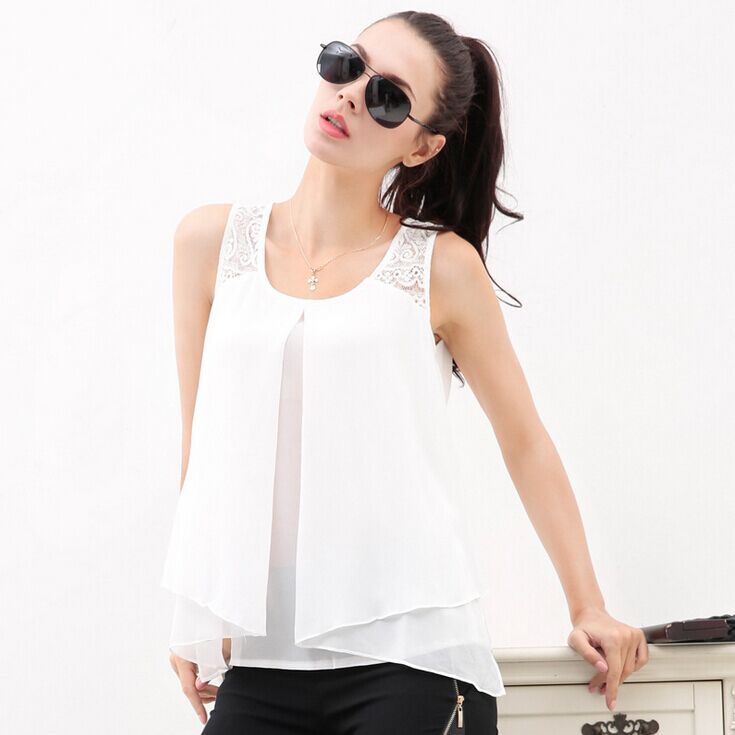 2015 Summer Style Blusas Feminina Women Blouses Sl...