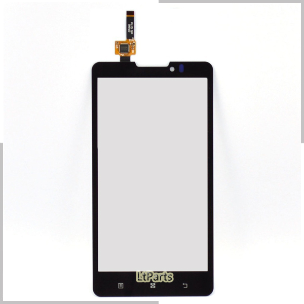 Front Outer Lens Glass Capacitive Touch Screen For Lenovo P780 sensor HD Assemble Panel + freeshipping