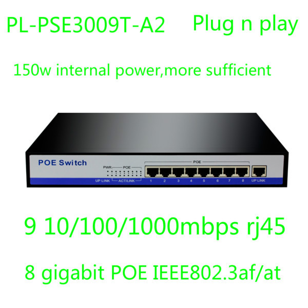 8p gigabit poe switch