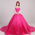 Aniniel Cosplay Sleeping Beauty Princess Aurora Costume Halloween and Party Dress for Women CS344322