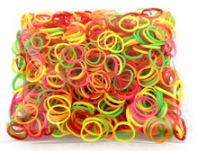 2015 New Trendy Rubber Bands 1cm 600pcs bag Kids Baby Child Elastic Hair Band Tie Rope