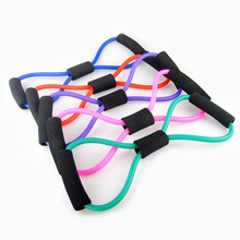 rubber latex chest expander tension device yoga Tube body bands elastic spring exerciser Resistance Bands Free