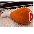 Hot Sale Lovely Chicken Plush Cotton Filled Pet Toy Sound Squeaker Dog Toys Better Free shipping