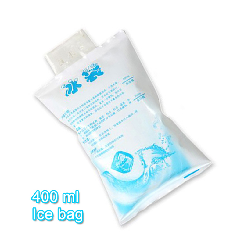 Image of 5pcs/lot retail 400ML Insulated in-customized reusable dry cold ice pack gel cooler bag for lunch box food cans wine medical