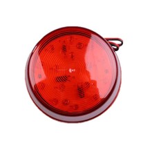 12V LED Alarm Security Signal Lamp Warning Siren with Red Flashing Light  E1Xc
