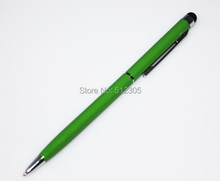 Metal 2 In 1 Capacitive Screen Stylus Pen Pens Touch Pen For IPAD IPHONE Tablet PC